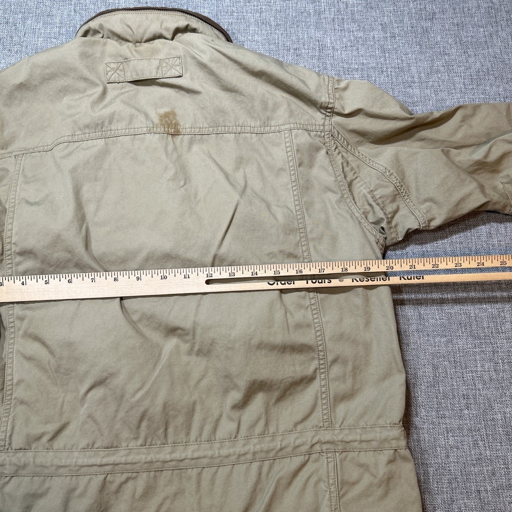 VTG Cabela's Medium Khaki Utility Jacket Outdoor Gear Military Hunting Fishing - Picture 15 of 15